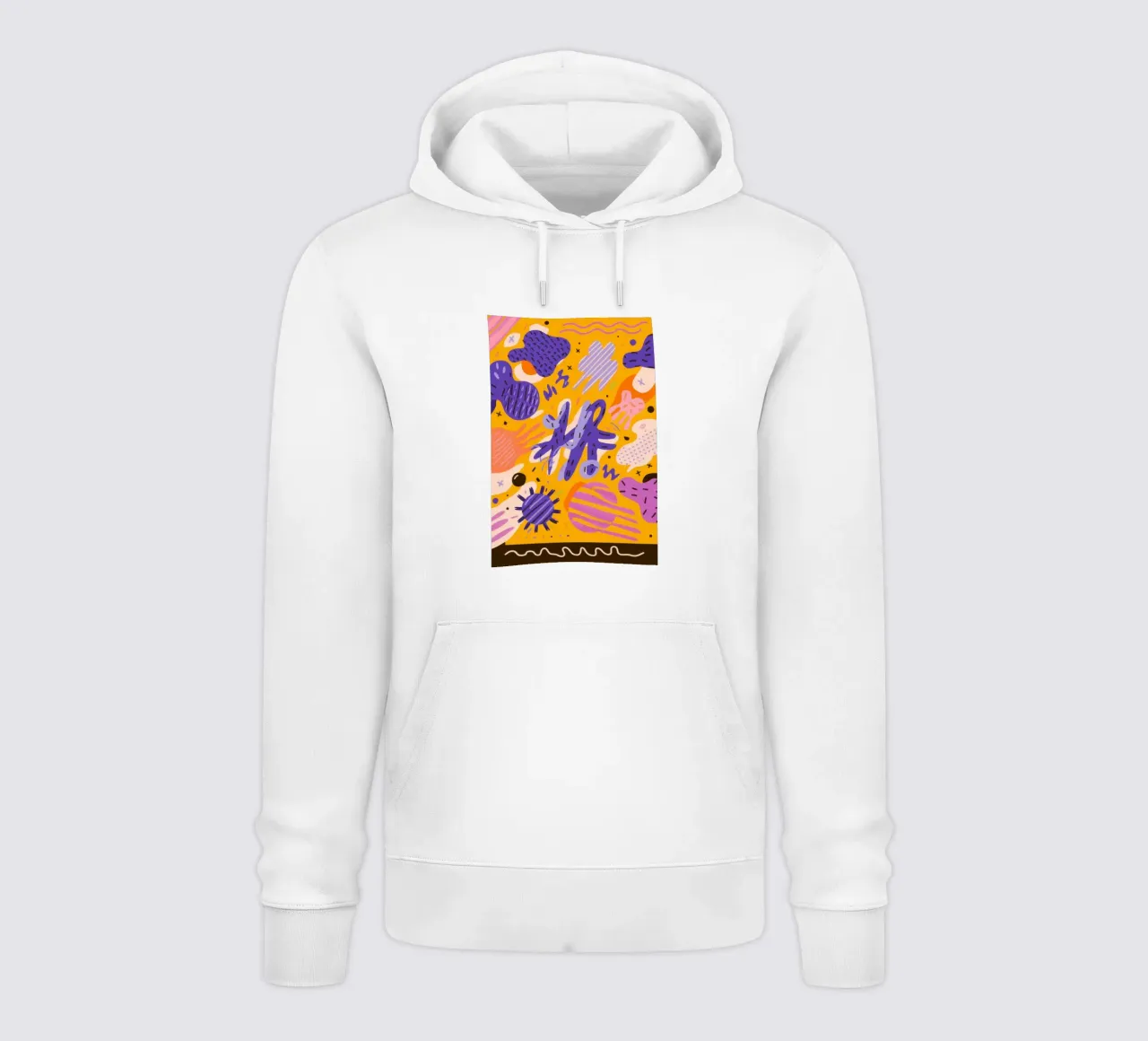 Joyful Scribble Pattern hoodie by Frosh Pallete