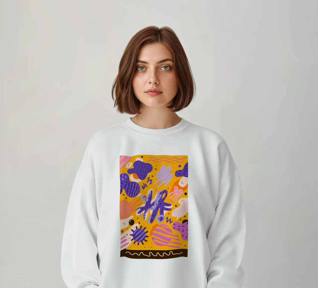 Joyful Scribble Pattern sweat de Frosh Pallete