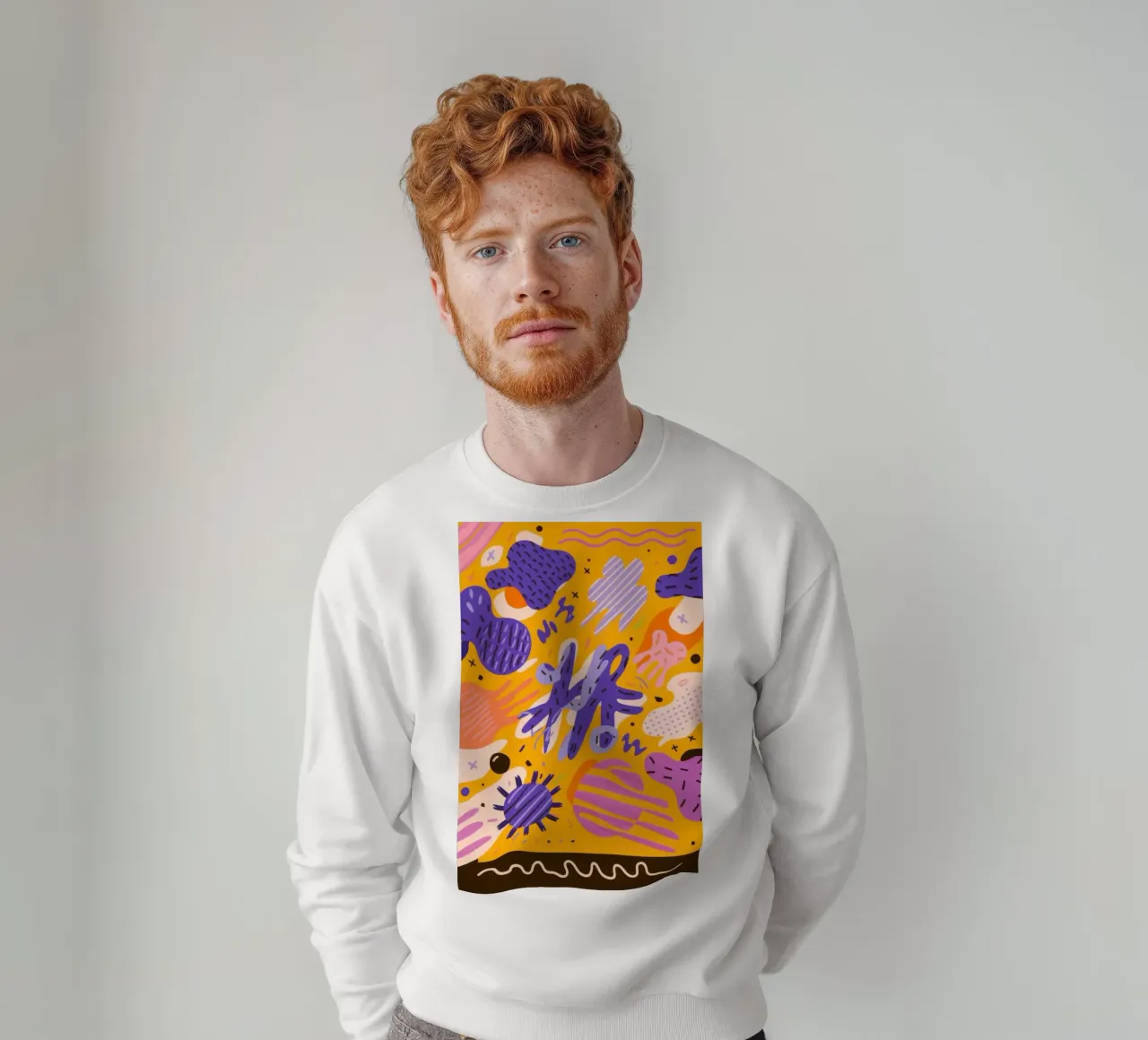 Joyful Scribble Pattern sweat de Frosh Pallete
