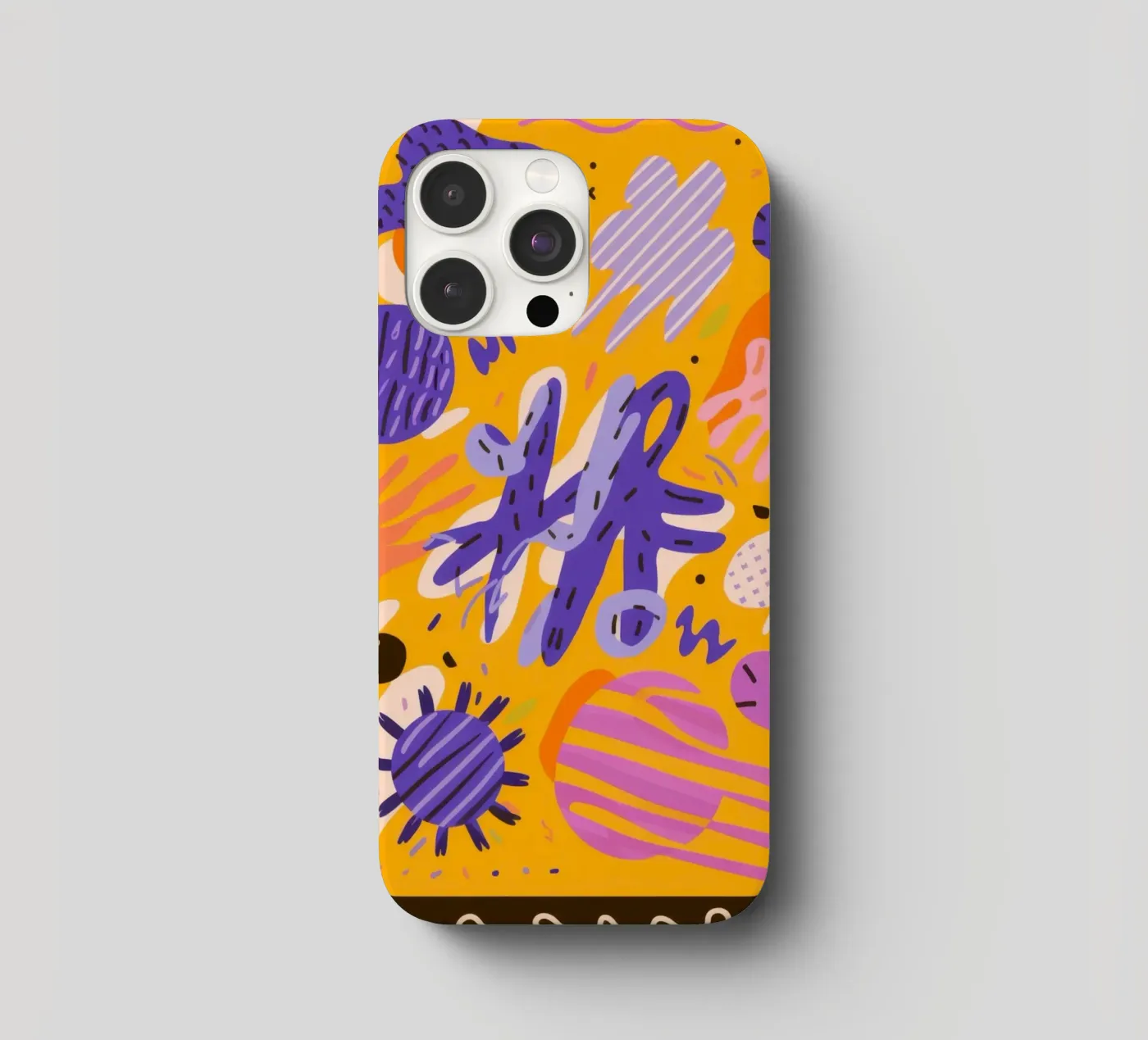 Joyful Scribble Pattern iphone case by Frosh Pallete