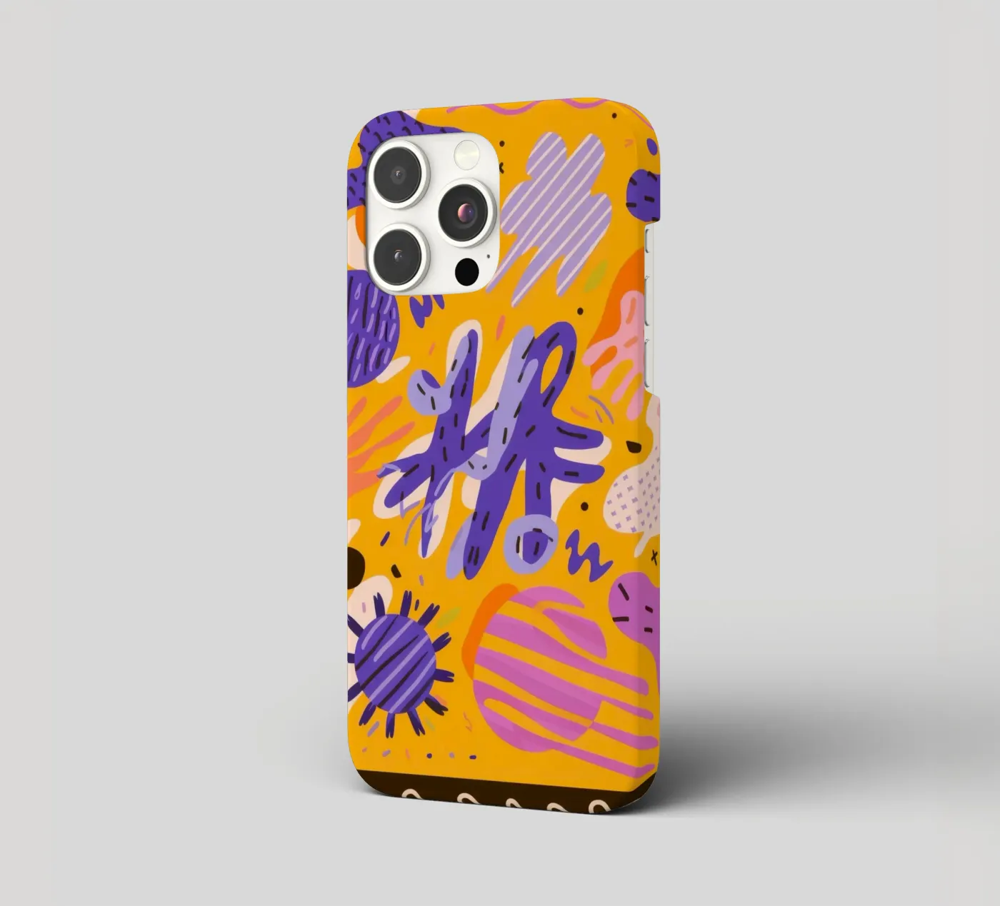 Joyful Scribble Pattern iphone case by Frosh Pallete