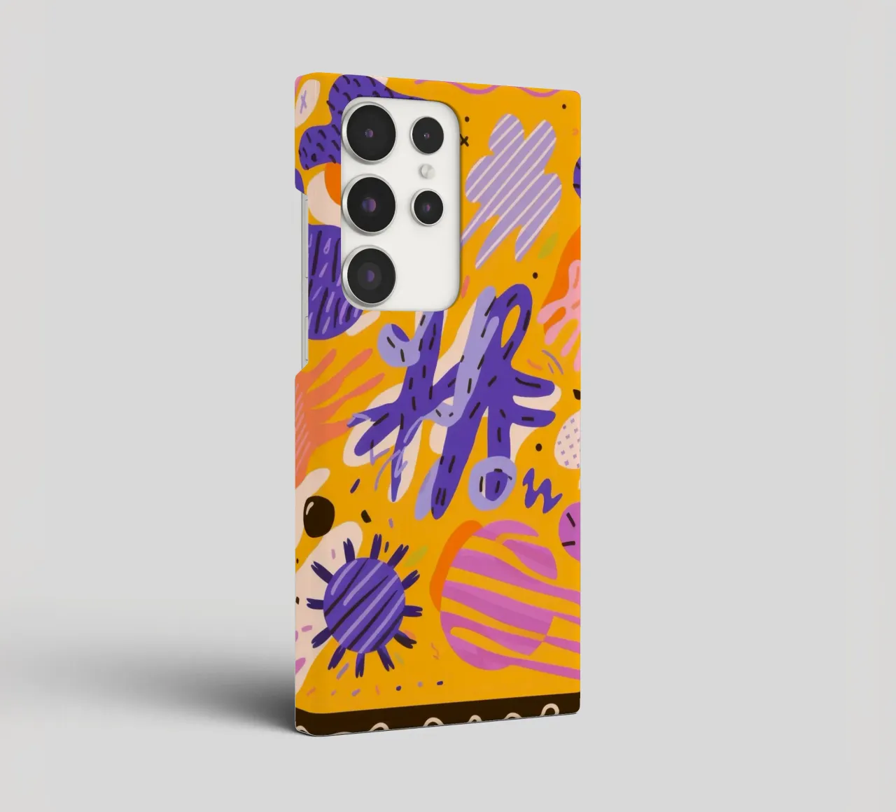 Motif de gribouillage joyeux coque samsung de Frosh Pallete