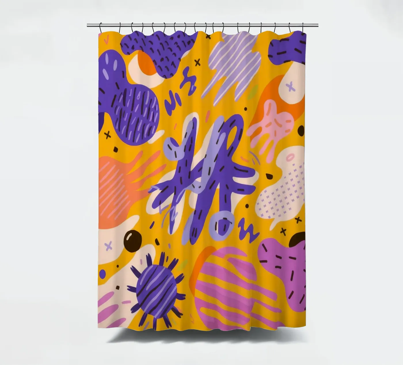 Joyful Scribble Pattern rideau de douche de Frosh Pallete