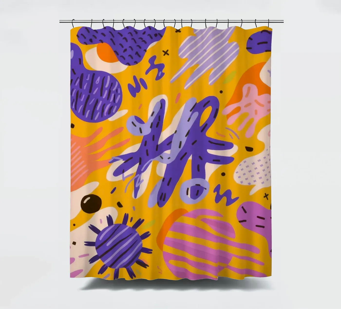 Joyful Scribble Pattern rideau de douche de Frosh Pallete