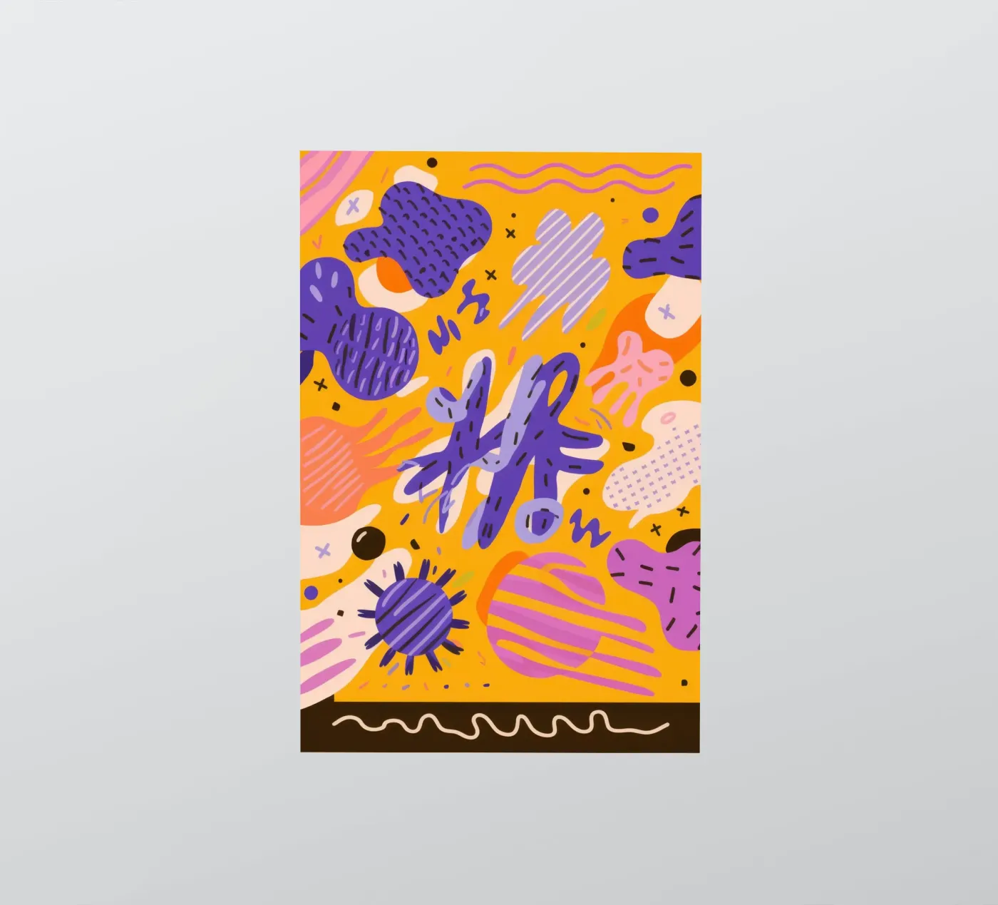 Joyful Scribble Pattern autocollant de Frosh Pallete
