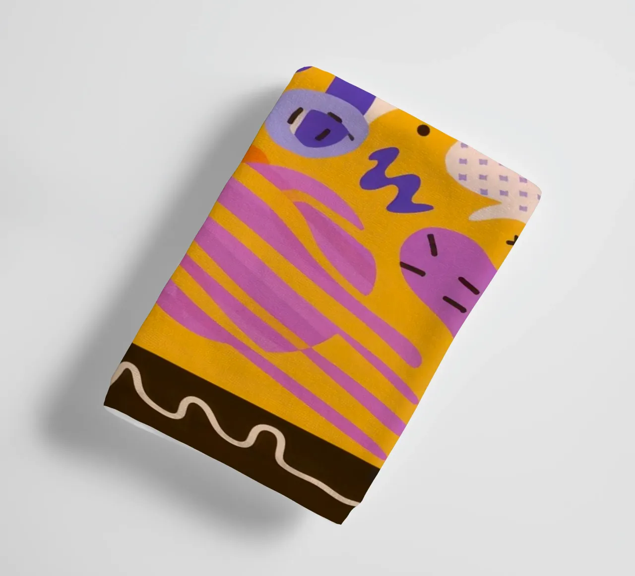 Joyful Scribble Pattern towel by Frosh Pallete