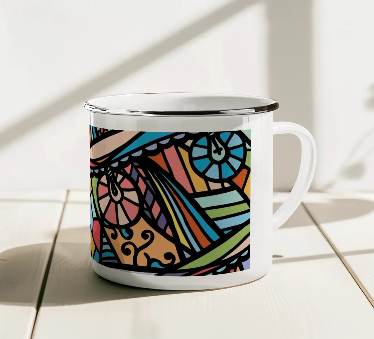 Acumulación III taza de esmalte de Ninhol