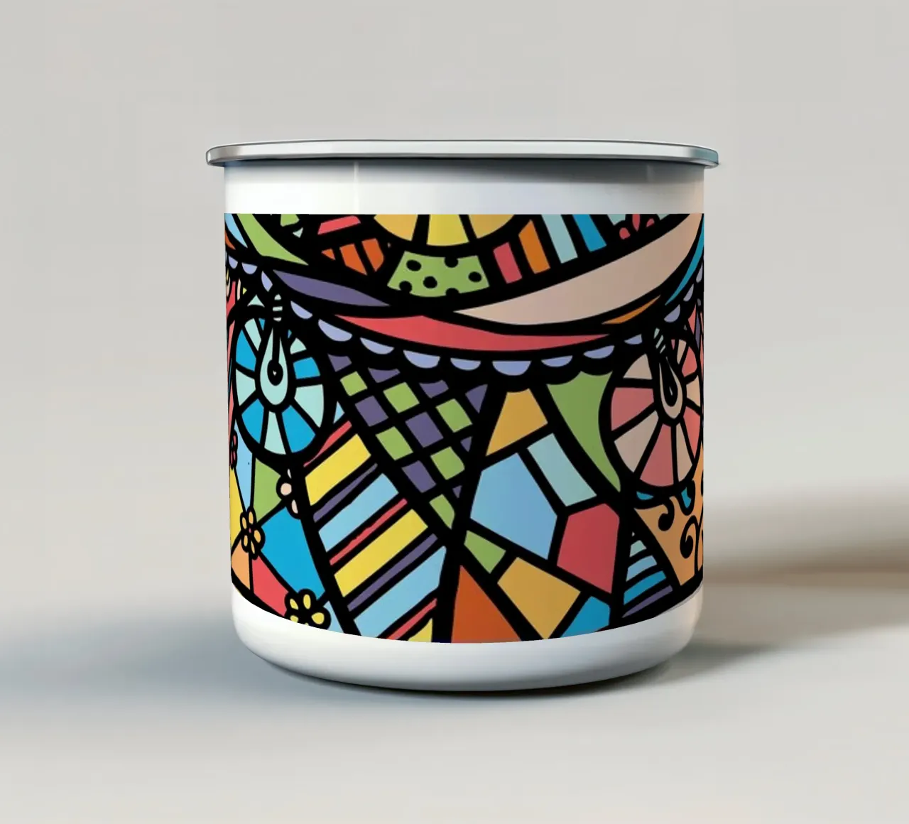 Acumulación III taza de esmalte de Ninhol