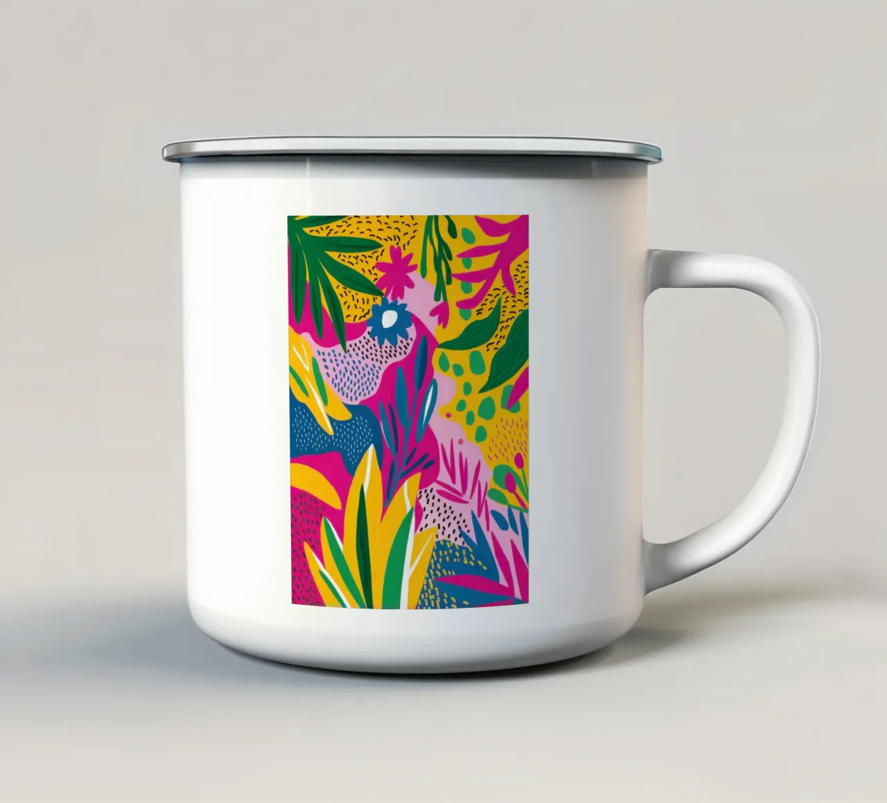 Sogno di febbre tropicale tazza in smalto da Solar Paint
