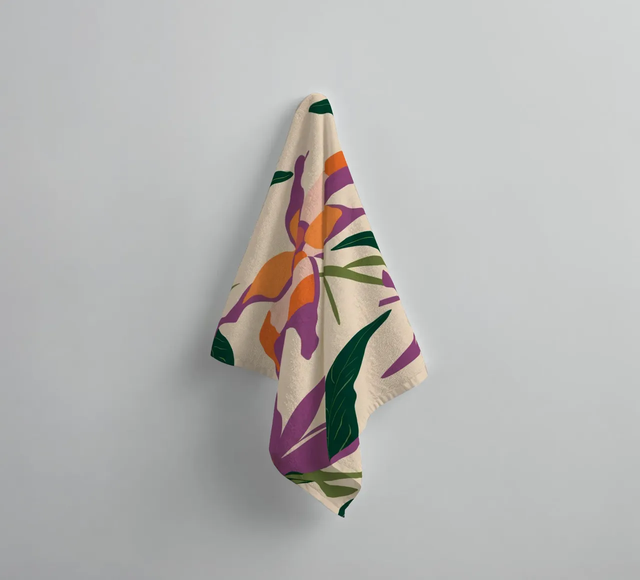Elegante Blumenranke Handtuch von Frosh Pallete