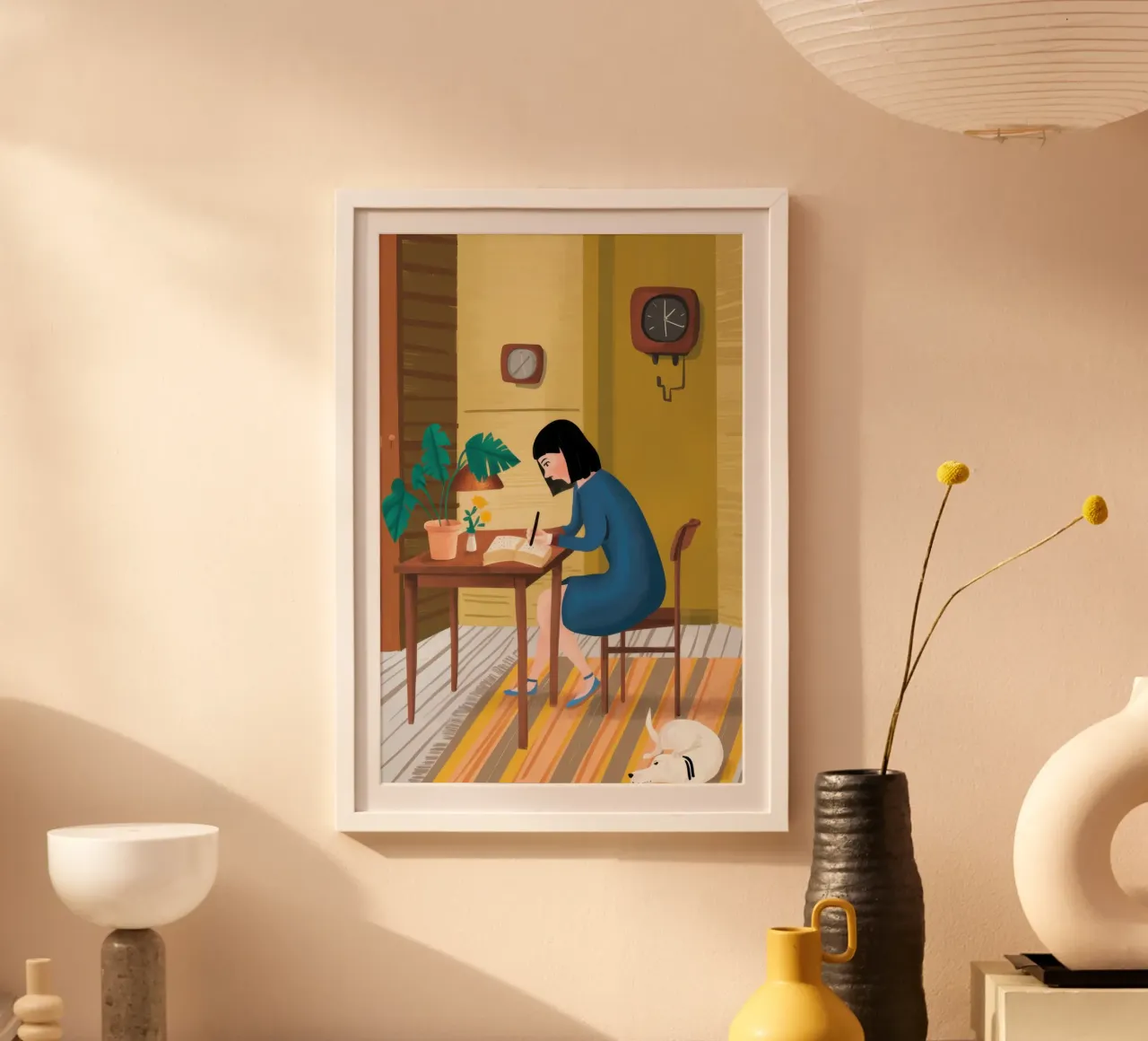 L'angolo dello scrittore poster da Solar Paint