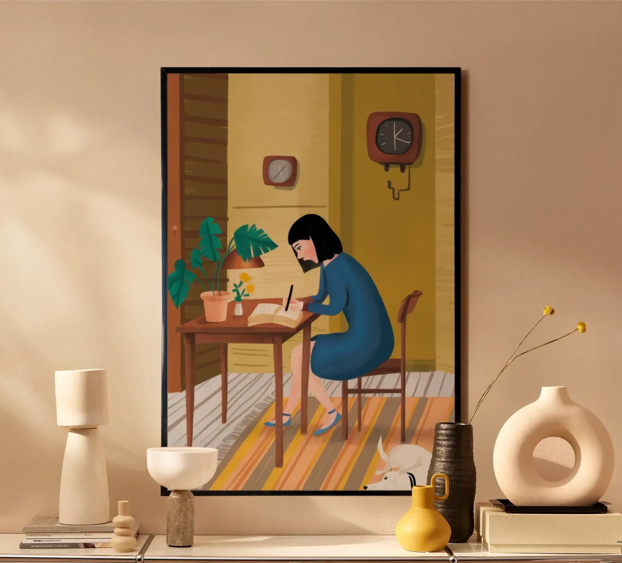 L'angolo dello scrittore poster da Solar Paint