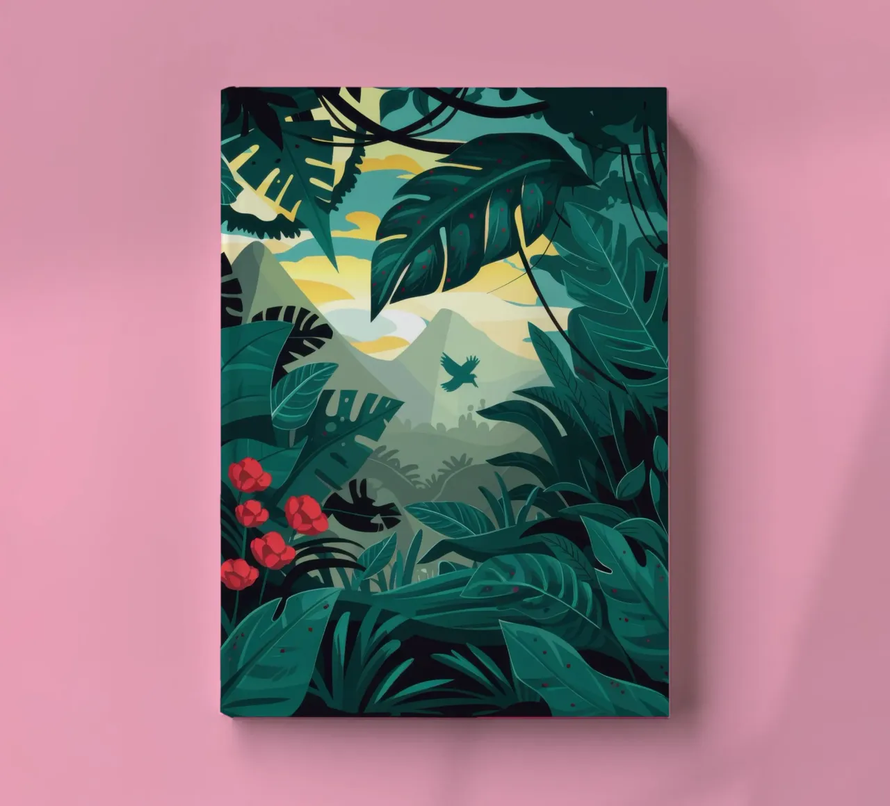 Mysterious Jungle Depth notebook by Frosh Pallete