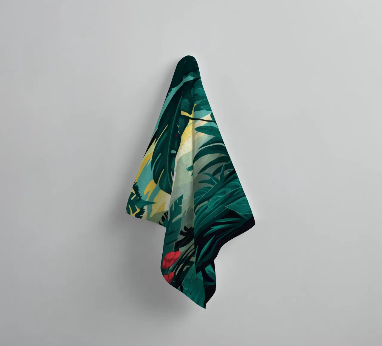 Mysterieuze diepte in de jungle badhanddoek van Frosh Pallete