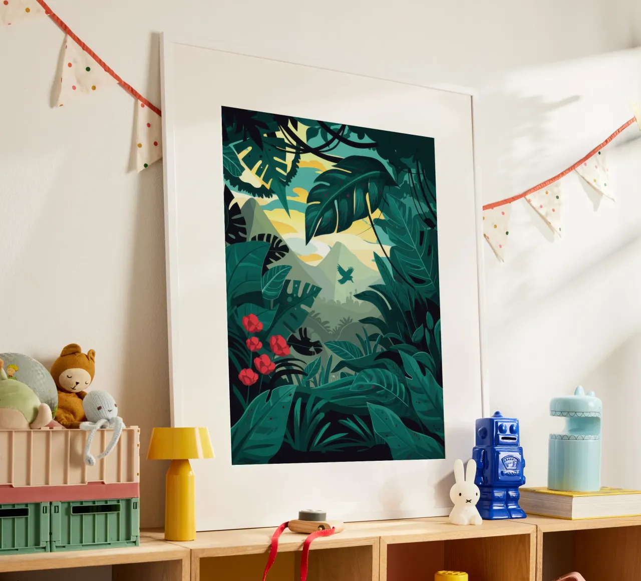 Mysterieuze diepte in de jungle hahnemühle van Frosh Pallete