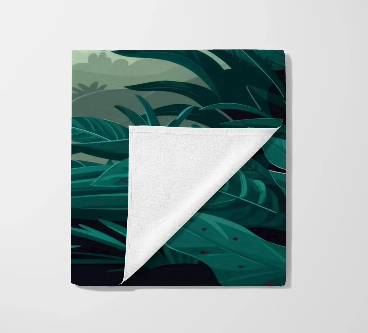 Mysterieuze diepte in de jungle strandhanddoek van Frosh Pallete