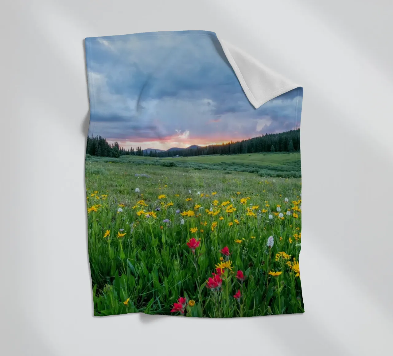 open landscape coperta in pile da cofa home