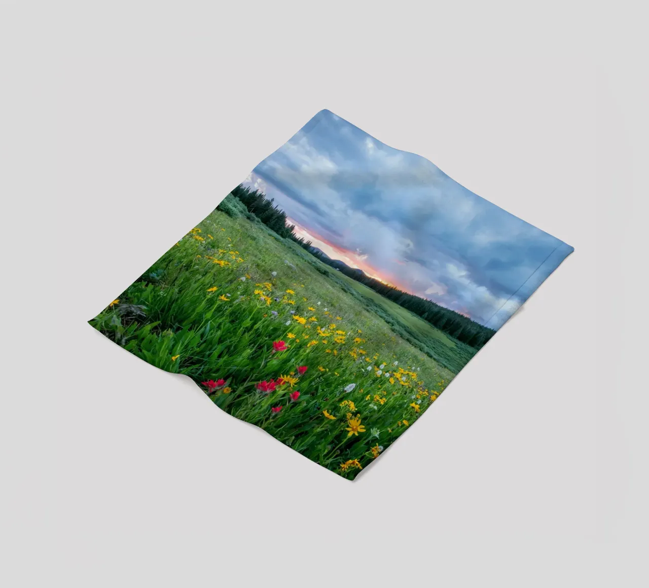open landscape coperta in pile da cofa home