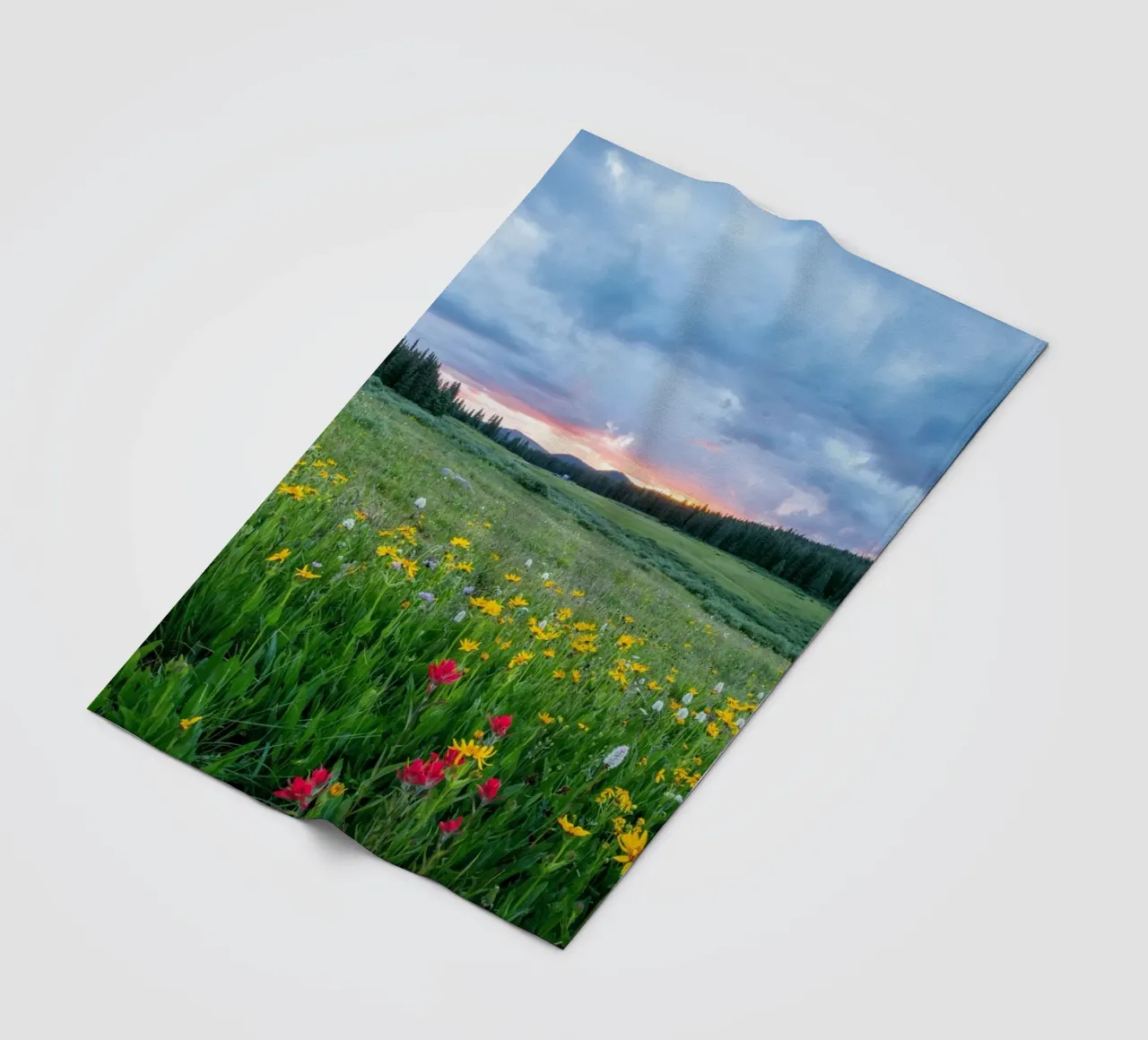 open landscape coperta in pile da cofa home