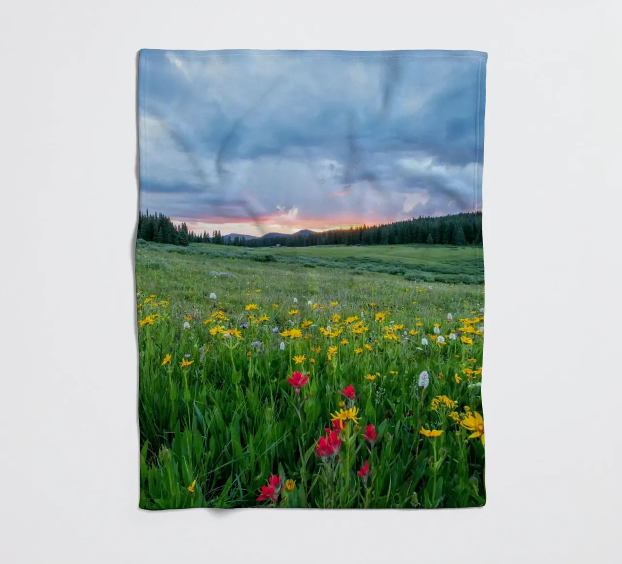 open landscape coperta in pile da cofa home