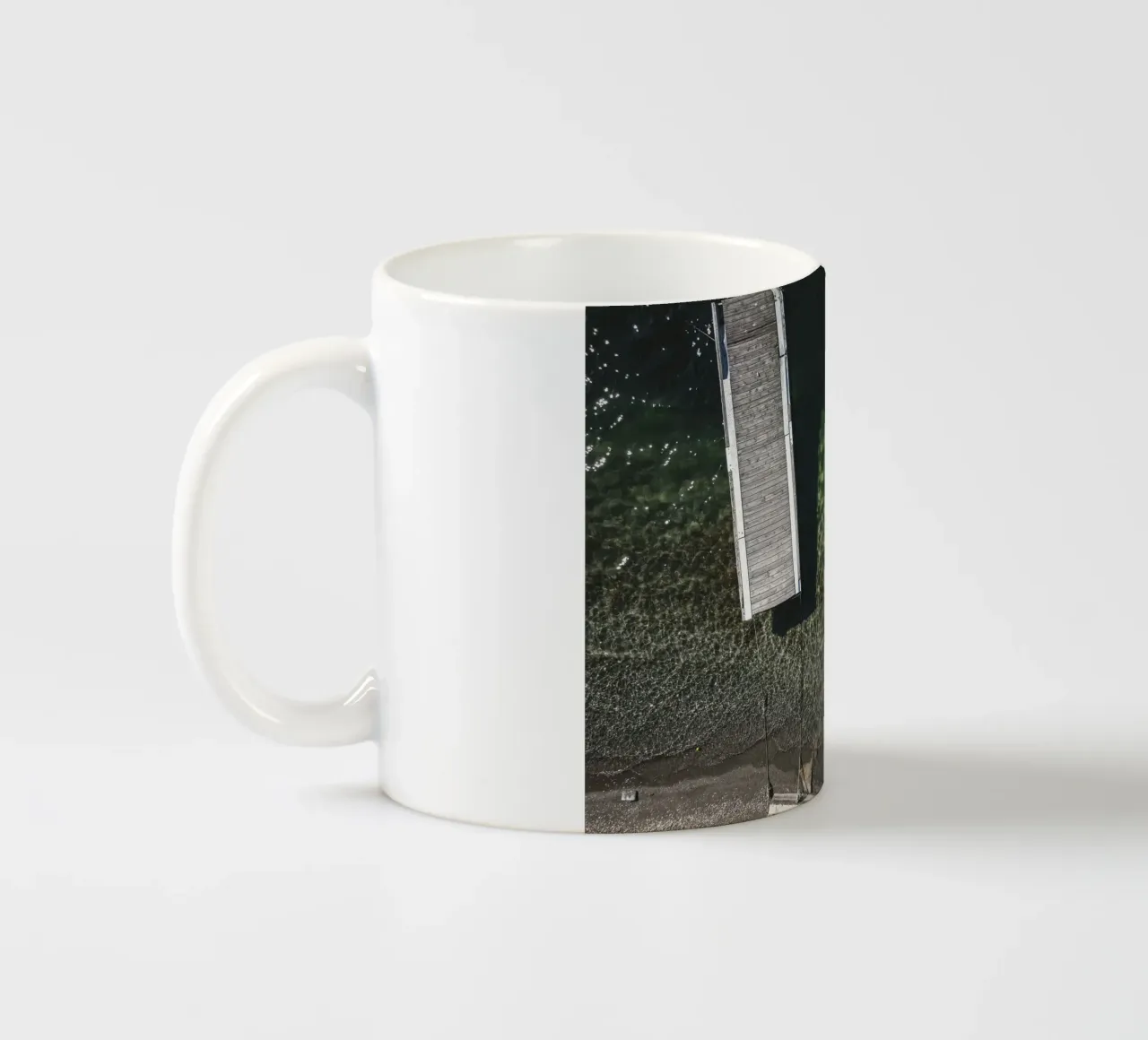 water transparency coastline tazza in ceramica da Horsire