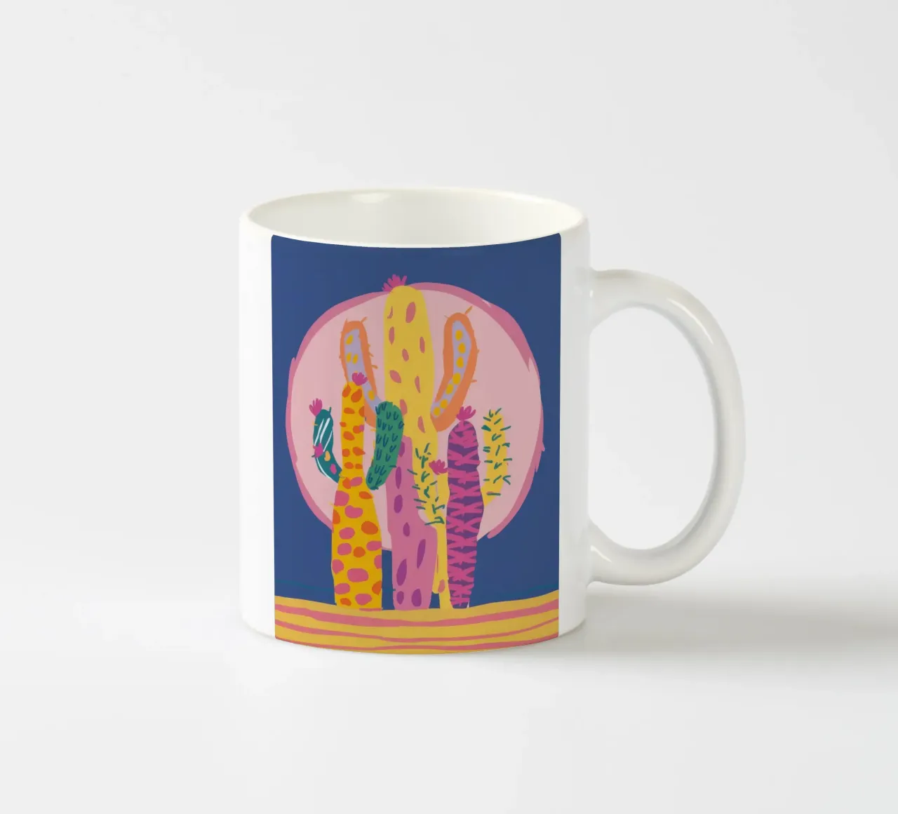 Giardino dei cactus lunari tazza in ceramica da Frosh Pallete