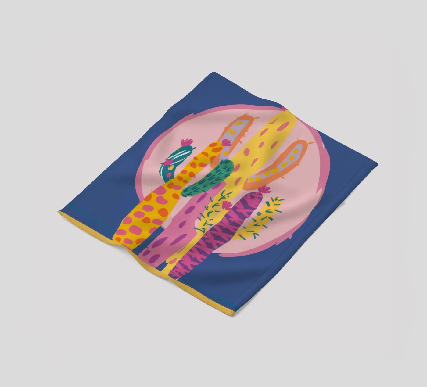 Lunar Cactus Garden Fleecedecke von Frosh Pallete