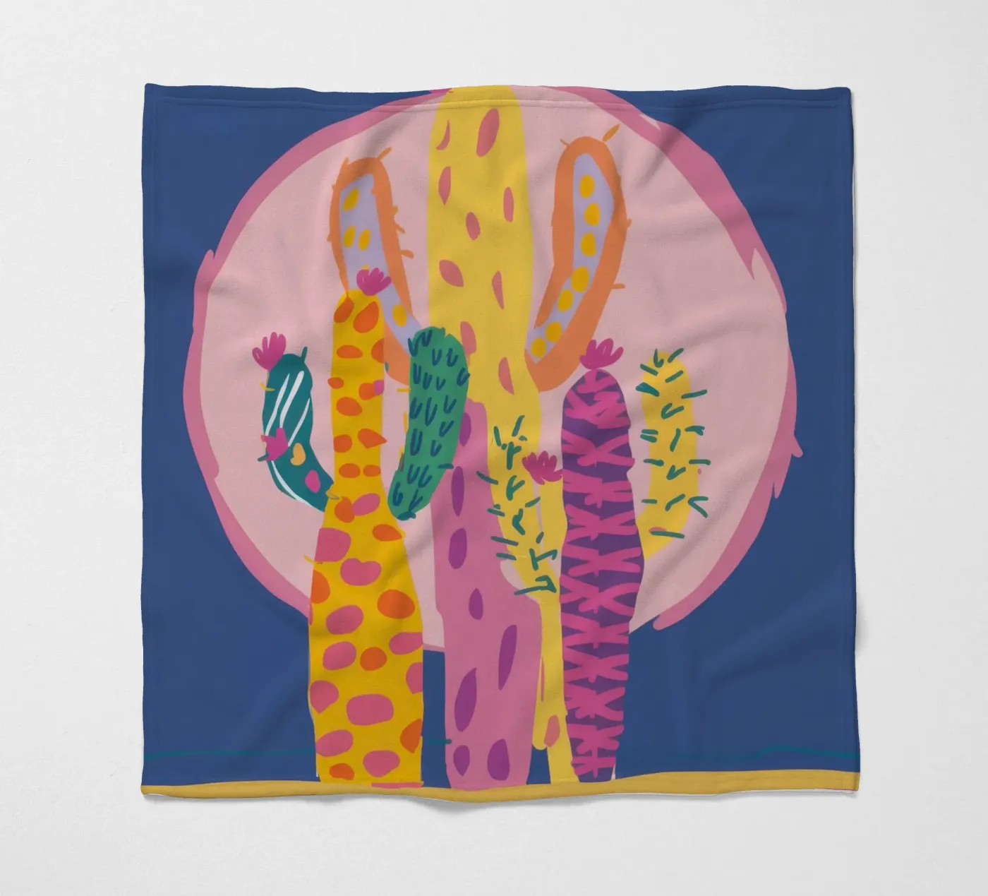 Lunar Cactus Garden Fleecedecke von Frosh Pallete