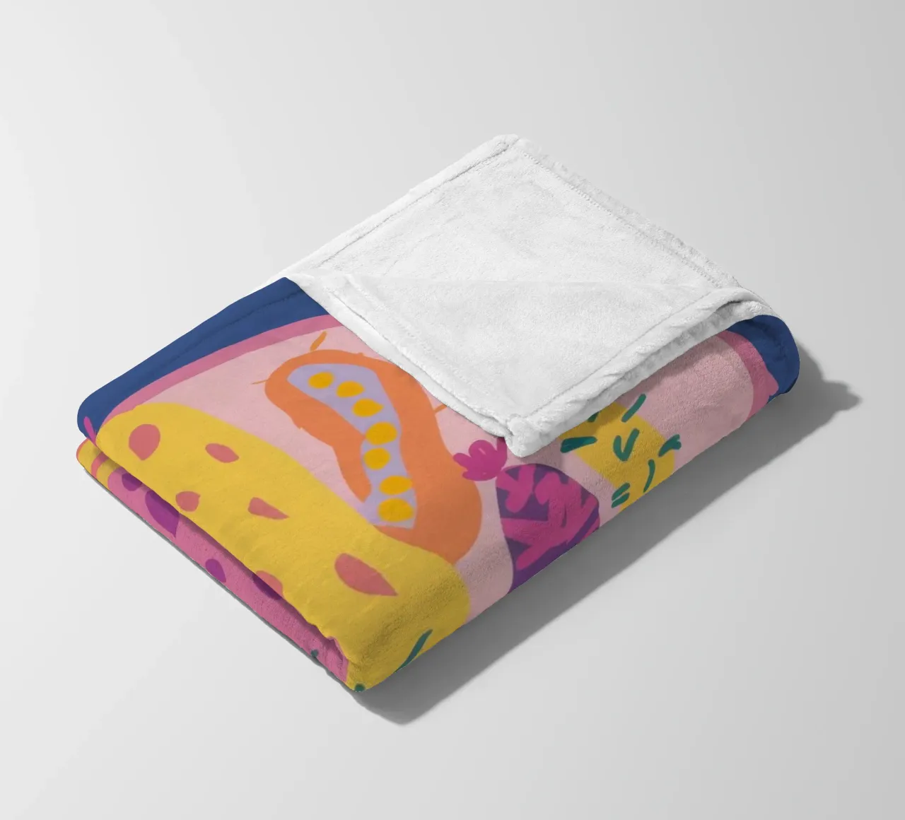 Lunar Cactus Garden fleece blanket by Frosh Pallete