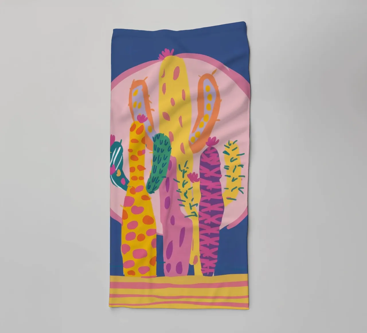Lunar Cactus Garden badhanddoek van Frosh Pallete