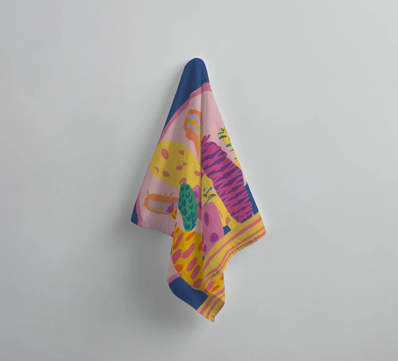 Lunar Cactus Garden badhanddoek van Frosh Pallete