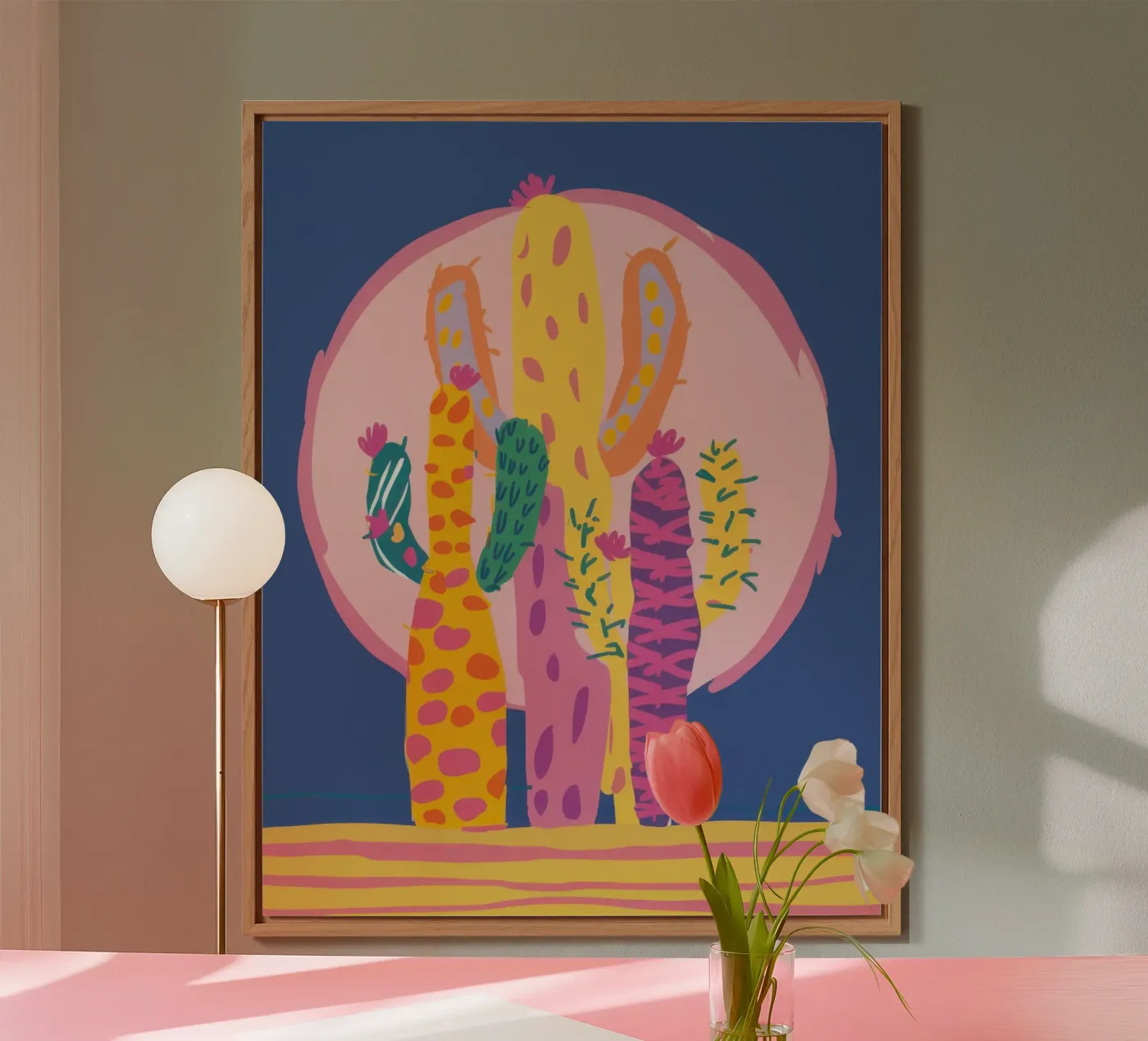 Lunar Cactus Garden forex-plaat van Frosh Pallete