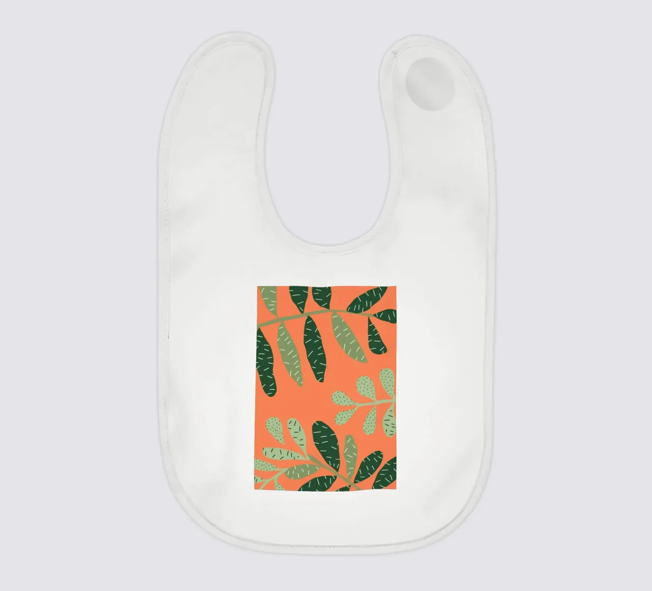 Baldacchino a foglie arancioni bavaglino da Solar Paint