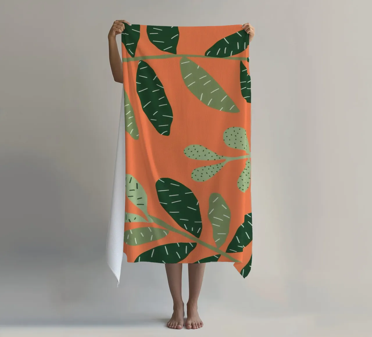 Orange Leaf Canopy telo mare da Solar Paint