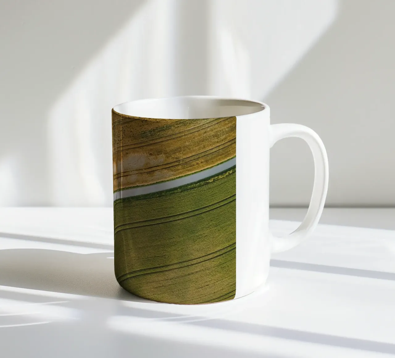 agriculture open space tazza in ceramica da cofa home