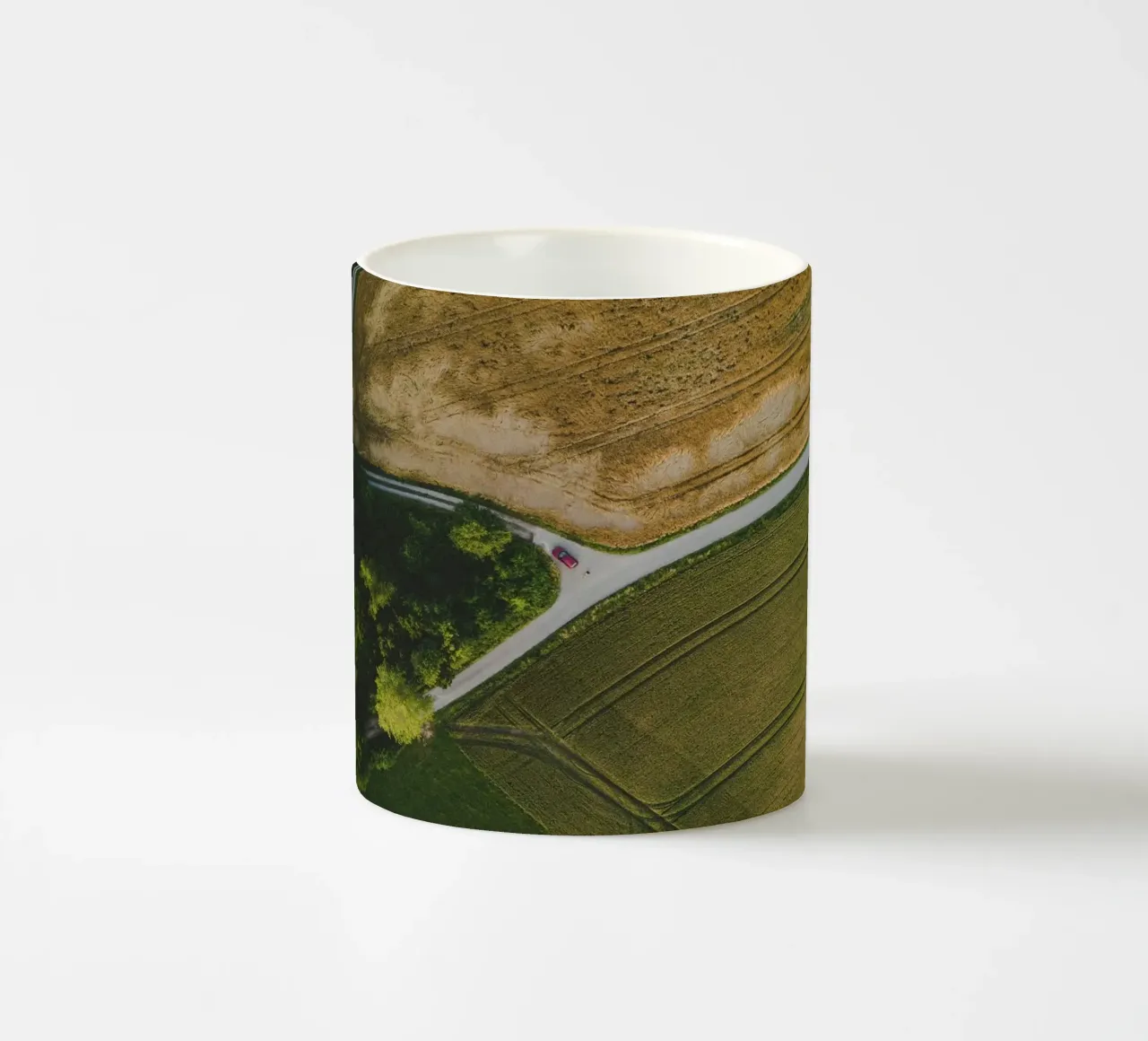 agriculture open space tazza in ceramica da cofa home