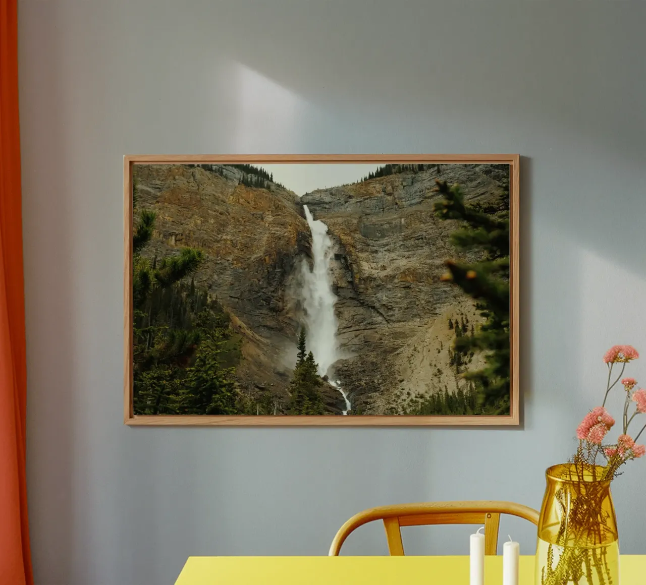 cascading flowing water alluminio dibond da Horsire