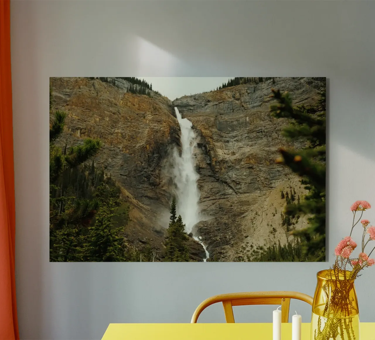 cascading flowing water alluminio dibond da Horsire