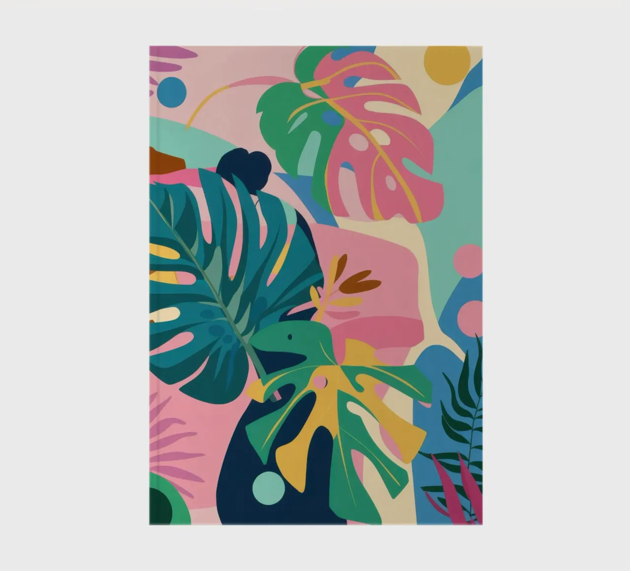 Pastel Jungle Haze notebook by Solar Paint