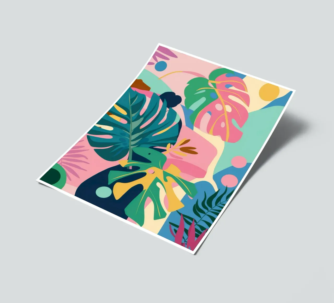 Pastel Jungle Haze sticker sheet by Solar Paint