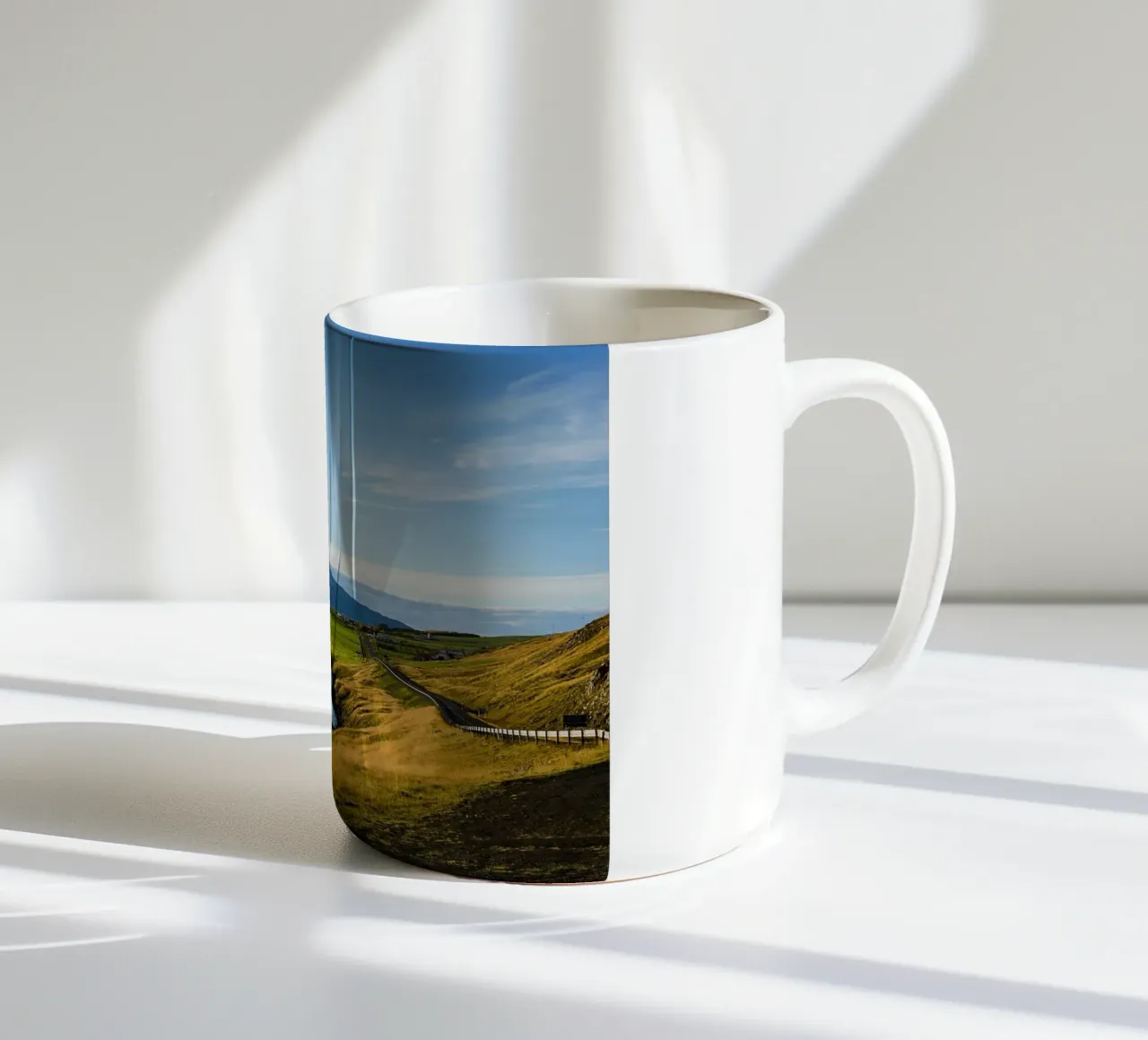 horizon snowcapped tazza in ceramica da cofa home