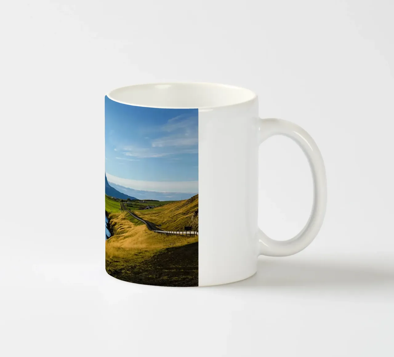 horizon snowcapped tazza in ceramica da cofa home