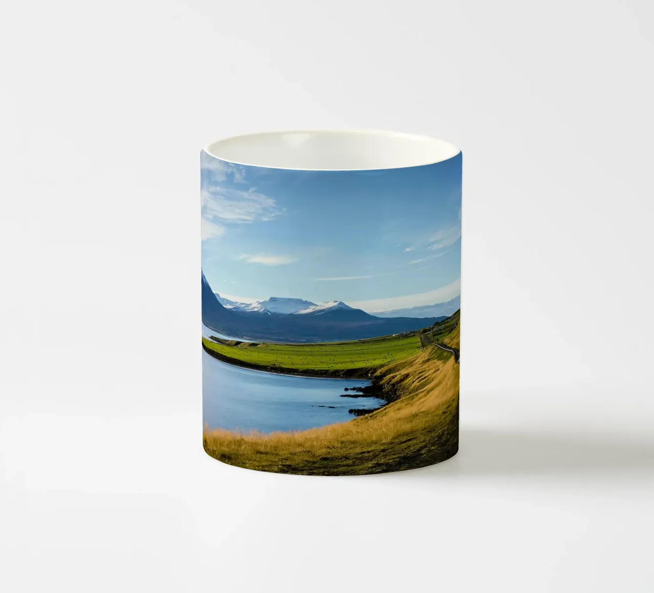 horizon snowcapped tazza in ceramica da cofa home