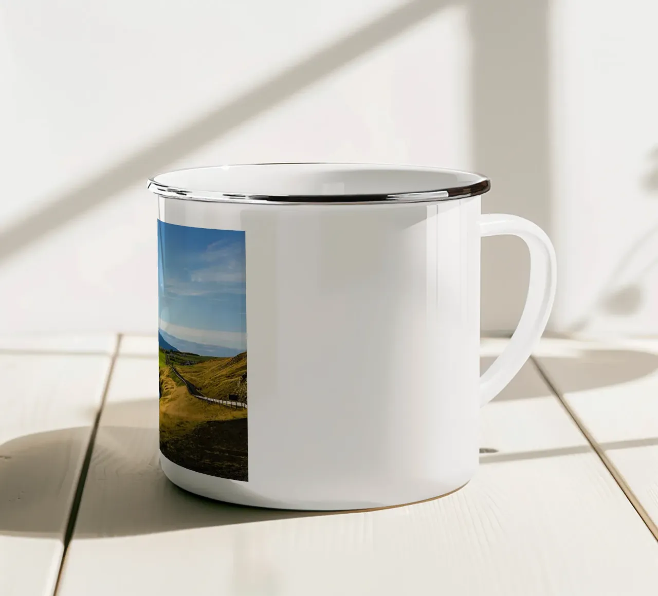 horizon snowcapped tazza in smalto da cofa home