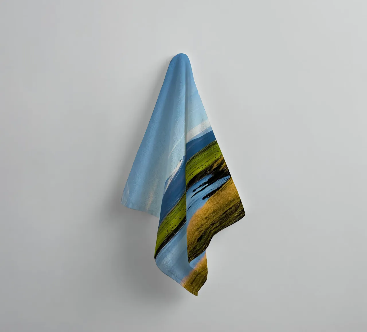 horizon snowcapped asciugamano da bagno da cofa home