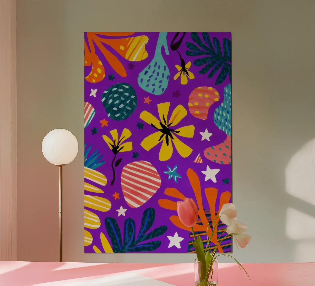 Electric Garden Party poster by Solar Paint