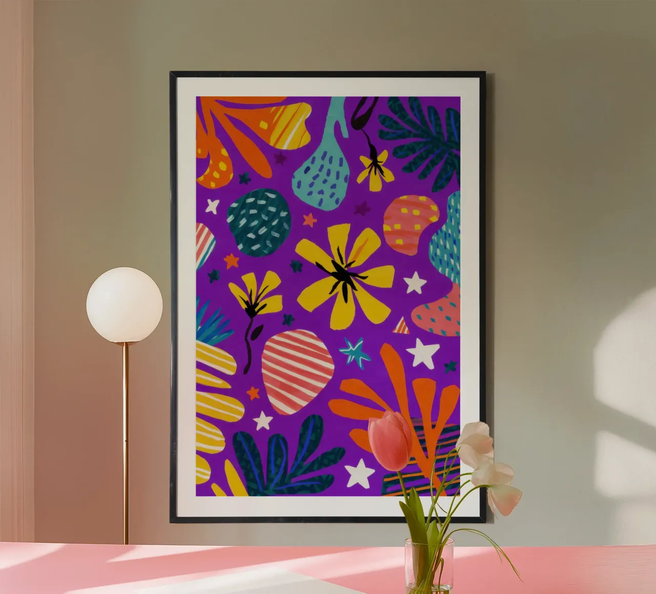 Electric Garden Party poster by Solar Paint