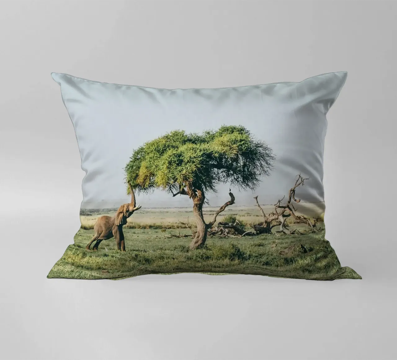 open field greenery cuscino da Horsire
