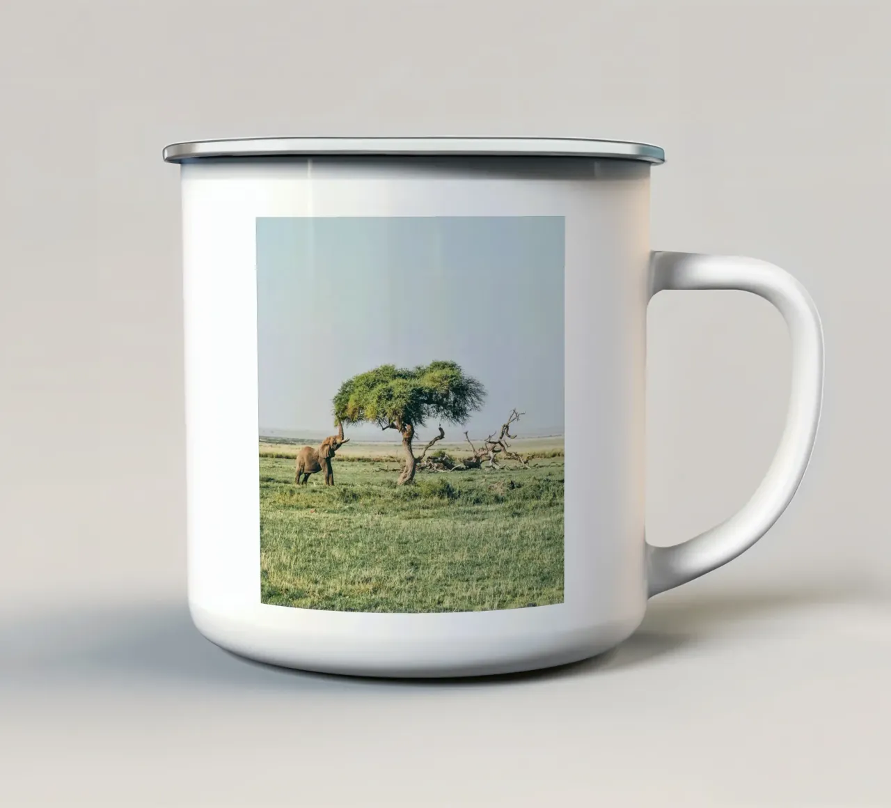 open field greenery tazza in smalto da Horsire