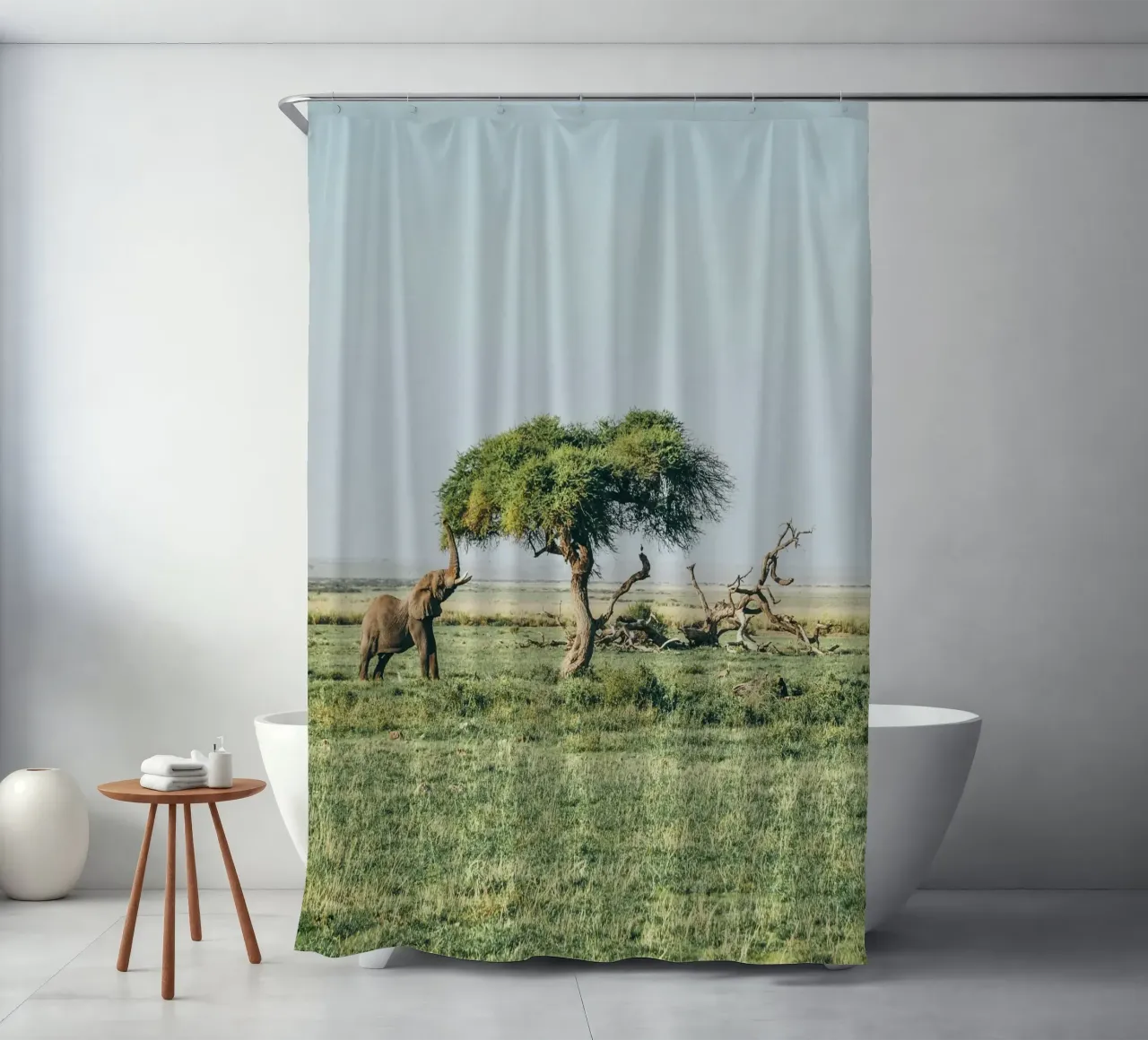 open field greenery tenda da doccia da Horsire
